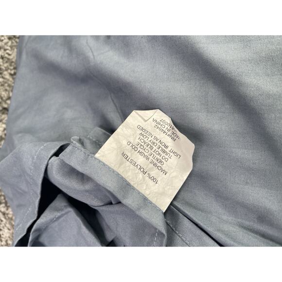 King Size Extra Soft 4 Piece Sheet Set Grey Striped Polyester Home Bedroom - Picture 8 of 9